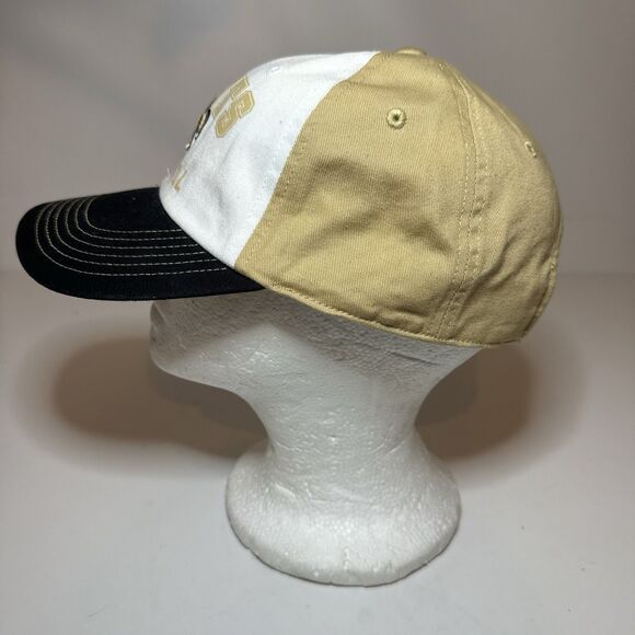 Team Apparel NFL New Orleans Saints Logo Strapback Cap Hat OSFM - Picture 2 of 6